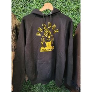 vtg 70s PURDUE BOILERMAKERS COLLEGE Hoodie xl // university sport Indiana school